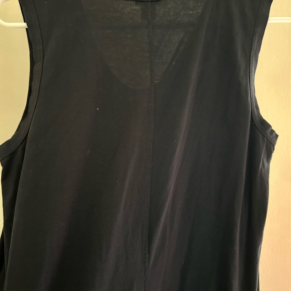 J. Crew Black Sleeveless T-Shirt Dress Size XS - Picture 3 of 4